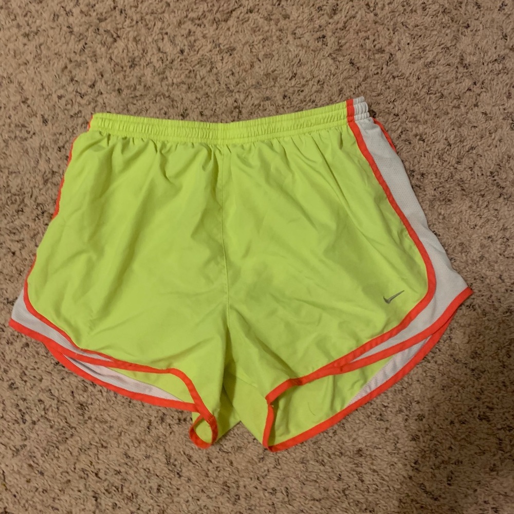 Neon Nike shorts